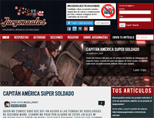 Tablet Screenshot of juegonautas.com